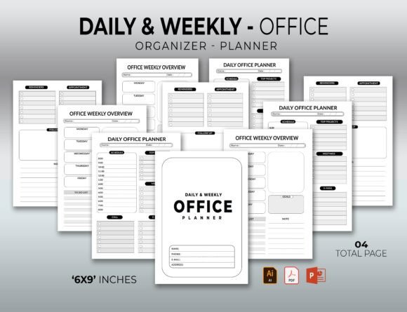Download Daily &amp; Weekly Office Planner Organizer - Office planner Collection