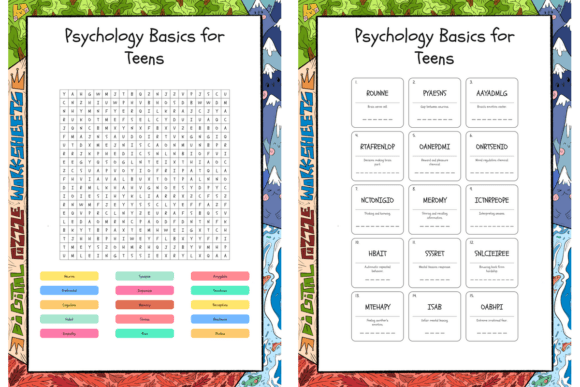 Download Psychology Basics for Teens Word Search - Psychology Collection